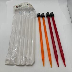 4 Red Heart Crystalites Knitting Needles  13 9 mm 15 US 10.0 mm Coats & Clarks